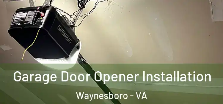  Garage Door Opener Installation Waynesboro - VA