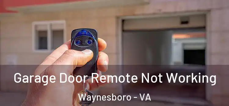  Garage Door Remote Not Working Waynesboro - VA